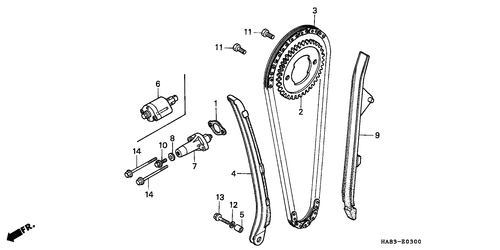  Nockenwellenkette/ Spannvorrichtung