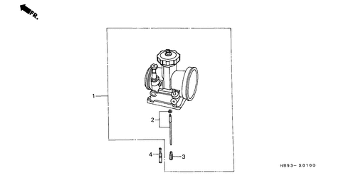  Carburatore Kit Parti Opzionali