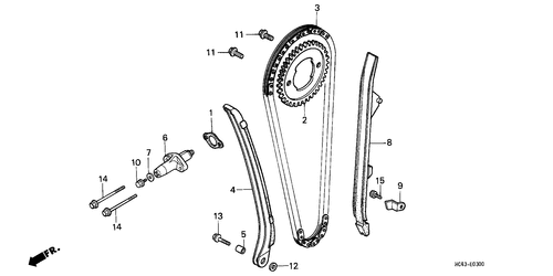  Nockenwellenkette/ Spannvorrichtung