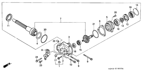  Side Gear Case