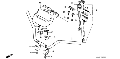  Handle Pipe/ Key Set