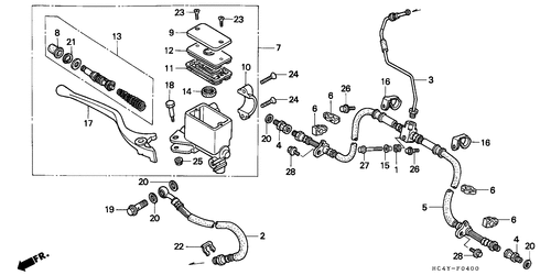  Frechts Brake Master Cylinder