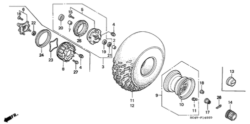  Ruota Anteriore