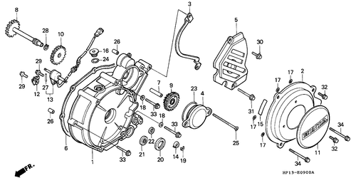  Left Crankcase Cover