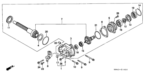  Side Gear Case