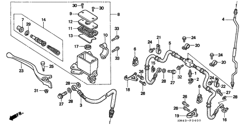  Frechts Brake Master Cylinder