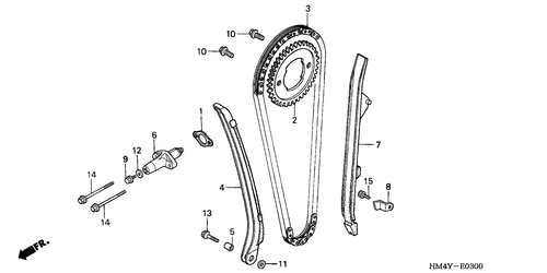  Nockenwellenkette/ Spannvorrichtung