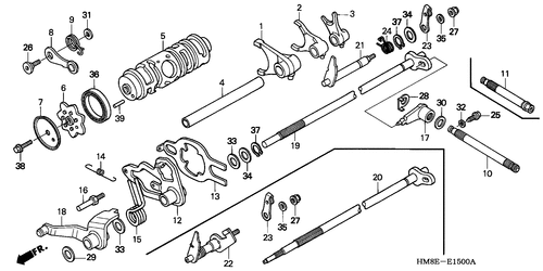  Gearshift Drum