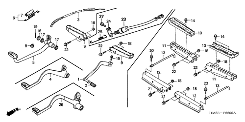  Pedal/ Stufe