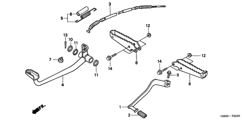  Pedal/ Stufe