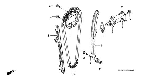  Nockenwellenkette/ Spannvorrichtung