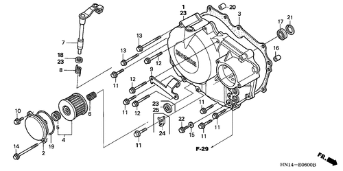  Panneau Carter-moteur D.