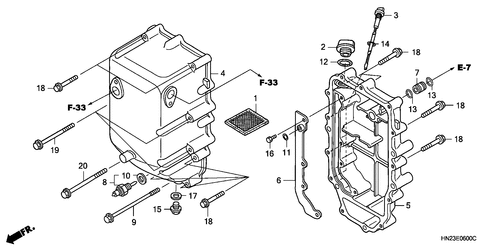  Oil Tank (trx500fa1/ 2/ 3/ 4)