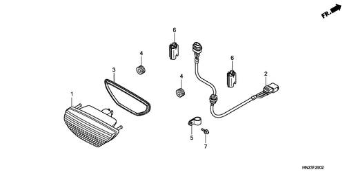  Luz Trasera (trx500fa7/ 8)