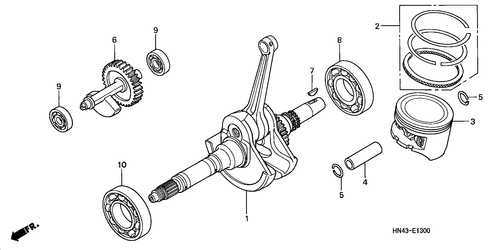  Vilebrequin/ Piston