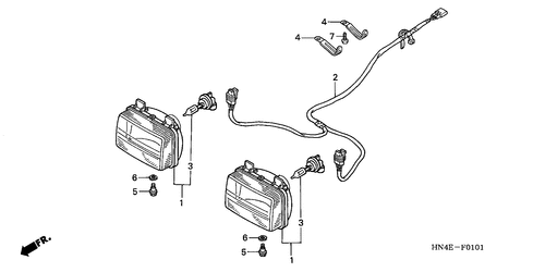  Scheinwerfer (trx350fm/ Fe)