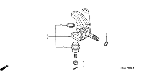  Gelenk (trx350tm/ Te)