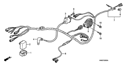  Kabelbaum (trx250ex1/ 2/ 3/ 4/ 5)