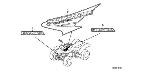 Marke (trx250ex3)