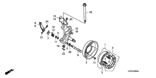  Knuckle/ Front Brake Panel