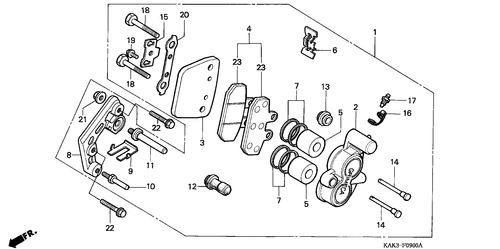  Front Brake Caliper