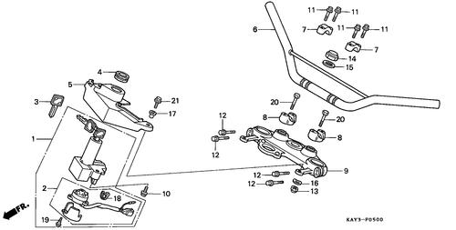  Handle Pipe/ Top Bridge