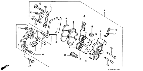  Front Brake Caliper