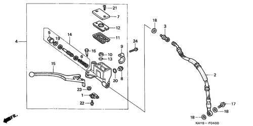  Frechts Brake Master Cylinder