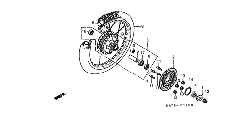  Rear Wheel
