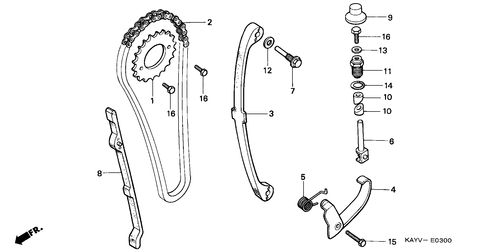  Nockenwellenkette/ Spannvorrichtung