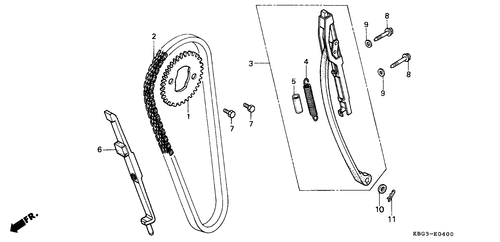  Nockenwellenkette/ Spannvorrichtung