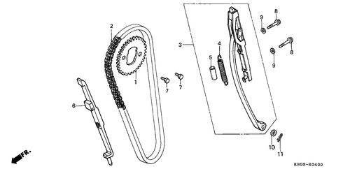  Cadena De Leva/ Tensionador