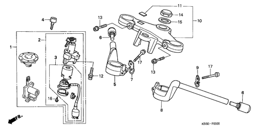  Handle Pipe/ Top Bridge