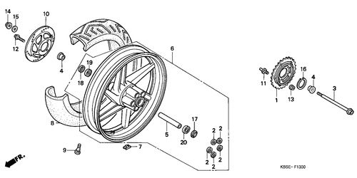  Rear Wheel