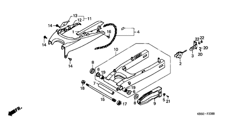  Swingarm/ Chain Case