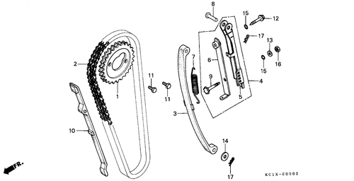  Nockenwellenkette/ Spannvorrichtung