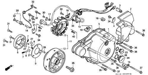  Left Crankcase Cover/  Generator