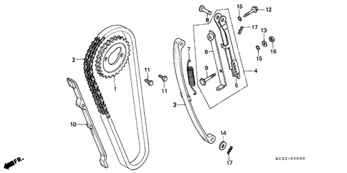  Nockenwellenkette/ Spannvorrichtung