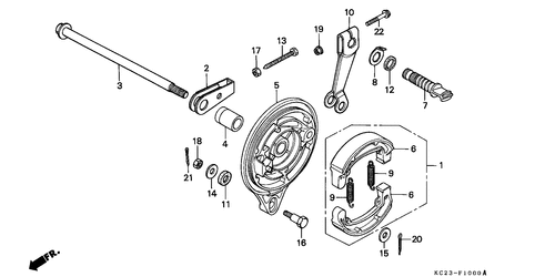  Rear Brake Panel