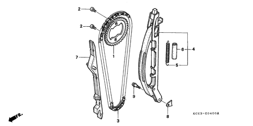  Nockenwellenkette/ Spannvorrichtung