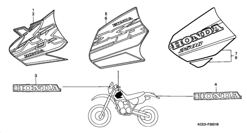  Marchio (xr250rx/ Y/ 1)