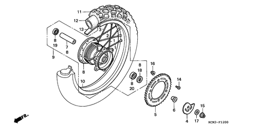  Roue Arriere