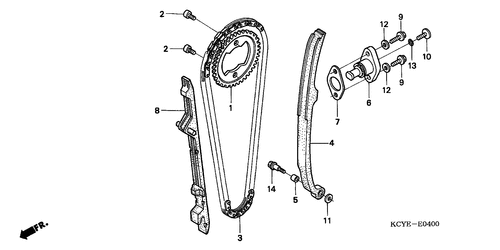  Nockenwellenkette/ Spannvorrichtung