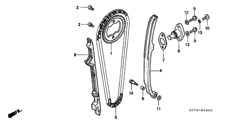  Cadena De Leva/ Tensionador