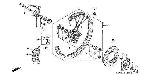  Roue Avant