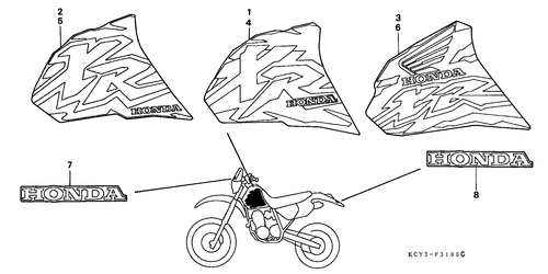  Marke (xr400rt/ V/ W)
