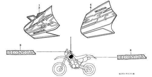  Marke (xr400rx/ Y)