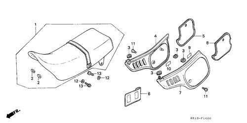  Seat/ Side Cover