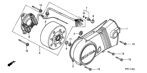  Left Crankcase Cover/  Generator (2)