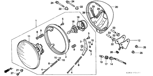  Scheinwerfer (cmx250ct)